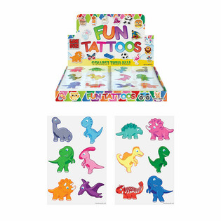 FUN TATTOOS - MODEL: DINOSAURUS IN DISPLAY (96st.)