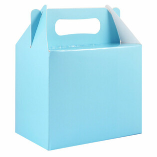 TRAKTATIEDOOSJE KLEUR: LICHT BLAUW 14x18x10 Cm. (12st.)