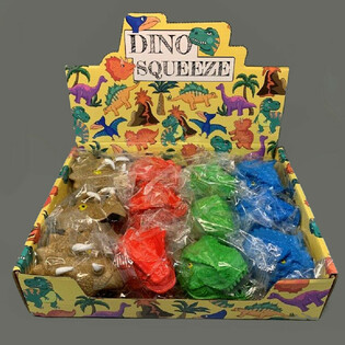 Squeeze Dinosaurus Display (12 stuks)