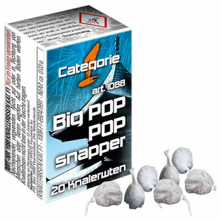 20 STUKS BIG POP GROTE KNALERWTEN - CAT1 Kindervuurwerk - IN DISPLAY (48st.)