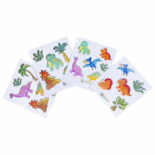 GLITTER STICKERS - MODEL: DINOSAURUS (100st.)