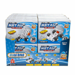 BOUW JE EIGEN METALEN VOERTUIG IN DISPLAY (24st.)