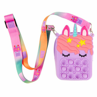 UNICORN / EENHOORN POP-IT TASJE IN DISPLAY (24st.)