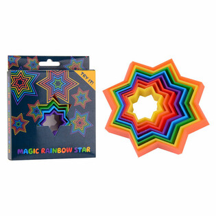 MAGIC STAR 3D FITGET GAME - 3D MAGIC SHAPE - MAGIC FIDGET 3D - IN DOOSJE (24st.)