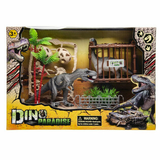 DINOSAURUS SPEELSET IN GROTE GIFTBOX (1st.)