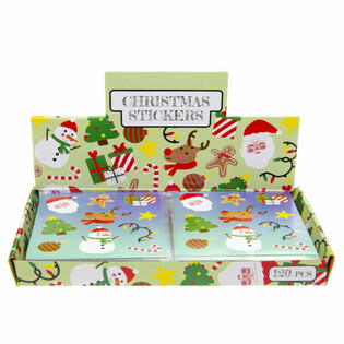 FUN STICKERS - KERSTMIS (120 STUKS)