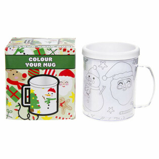KERSTMIS - KLEUR JE EIGEN DRINKBEKER (2st.)