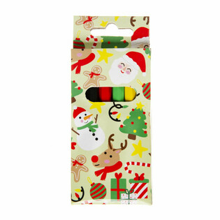 6-Delige Kerst Kleurpotloodjes Set (24 stuks)