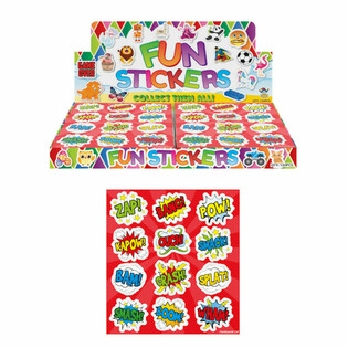 FUN STICKERS - MODEL: IN DISPLAY COMIC SIGNS (120st.)