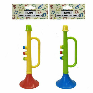 TROMPET - 15 CM HOOG - MIX KLEUREN (12st.)