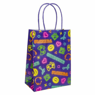 PAPIEREN GIFT TAS - GAMER - Afm. 16x9x22 CM (12st.)