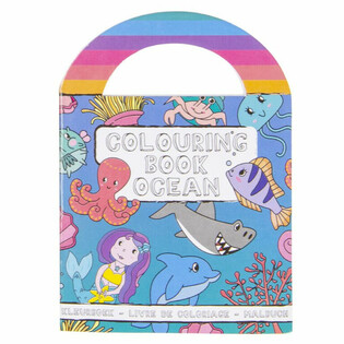 KLEINE - ZEEDIEREN - KLEURBOEKJES MET STICKERS (48st.)