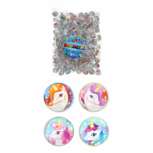 MIX UNICORN / EENHOORN - STUITERBALLEN Ø3.3 Cm. (100st.)