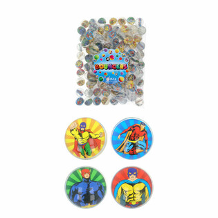 MIX SUPER HERO / SUPERHELDEN - STUITERBALLEN &Oslash;3.3 Cm. (100st.)