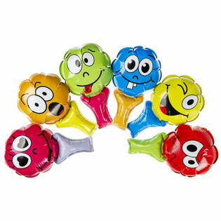 SELF INFLATABLE - SMILEY - HAND BALLON (48st.)