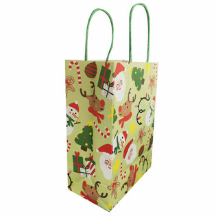 Kerst Papieren Cadeautasjes (12 stuks)