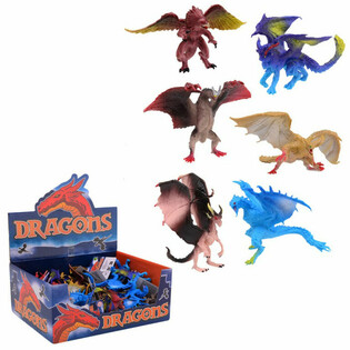 MIX DRAKEN SPEELFIGUREN IN DISPLAY (36st.)