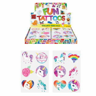 FUN TATTOOS - MODEL: UNICORN / EENHOORN IN DISPLAY (96st.)