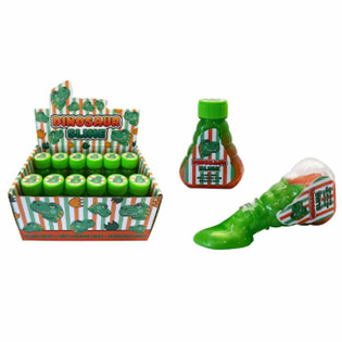 DINOSAURUS SLIJM IN FLES IN DISPLAY (12st.)
