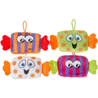 PLUCHE SNOEPJES - 23 Cm. LANG - MIX KLEUREN (24st.)