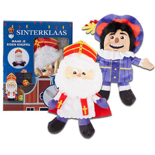 SINTERKLAAS - MAAK JE EIGEN KNUFFEL - SINT OF PIET (6st.)