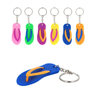 SLIPPERS SLEUTELHANGERS - MIX KLEUREN (60st.)