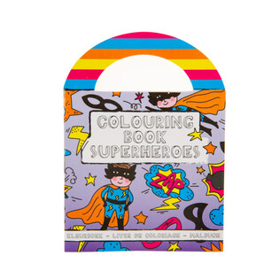 KLEINE - SUPERHERO - KLEURBOEKJES MET STICKERS (48st.)