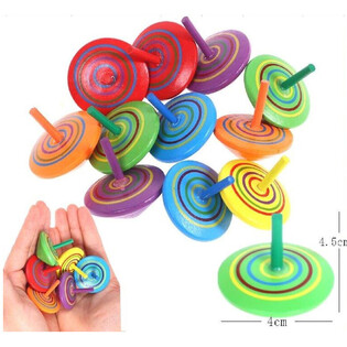 HOUTEN TOLLEN - MIX KLEUREN - IN DISPLAY  (50st.)