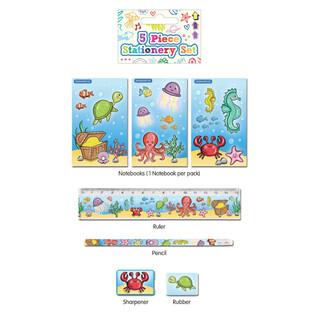 5-DELIGE SEA LIFE SCHRIJFSET (24st.)