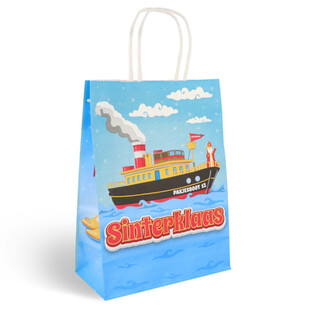 Papieren Sinterklaas Gift Tassen - 16x8x22 cm (12 stuks)