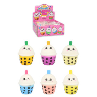 Bubble Tea Squeeze Fidget - Mix Kleuren in Display (12 St.)