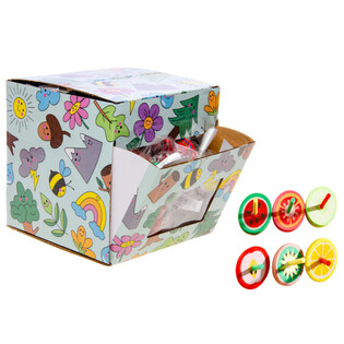 HOUTEN TOLLEN MET FRUIT PRINT - IN DISPLAY (42st.)