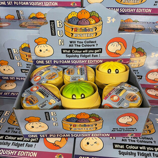 RAGE - Squishy Bun Dumplings GROOT - ONE SET PU FOAM SQUISHY EDITION Afm. 8.5 x 8.5 x 4.8 Cm (12st.)