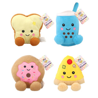 PLUCHE FOOD FIGUREN - 13 CM - MIX SOORTEN (12st.)