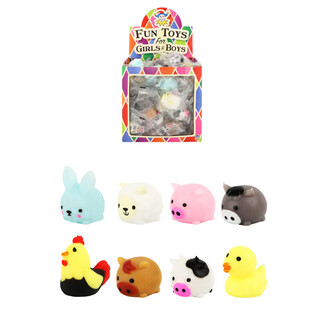GRABBELTON SQUISHY - BOERDERIJ DIEREN - IN DISPLAY (96st.)