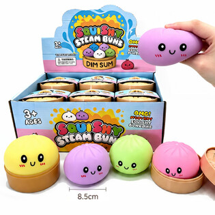 RAGE - Squishy Bun Dumplings GROOT (Afm. 8.5 x 8.5 x 4.8 Cm) - Viral 2026 Fidget Toy (12st.)
