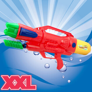 XXL WATERPISTOOL - SUPER SOAKER WATERPISTOOL - AFM: 63.5 x 10 x 26 CM - DUBBEL SHOTS WATERGUN (1st.)