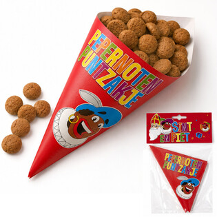 SINT & PIET SINTERKLAAS PEPERNOTEN PUNTZAKJES (36st.)