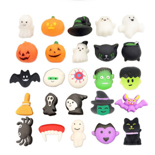 MIX HALLOWEEN SQUISHY FIGUREN IN EMMER (25st.)