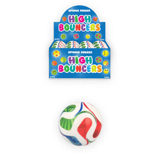 HIGH BOUNCE VOETBAL BAL - STUITERBAL - IN DISPLAY (24st.)