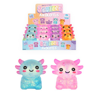 SQUEEZE AXOLOTL - MET GEL SUGAR VULLING - IN DISPLAY (12st.)