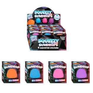SQUEEZE GUM DROP - MET SUGAR VULLING - IN DISPLAY (12st.)