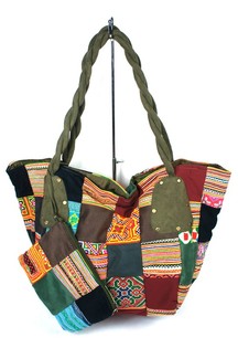 B-FAIR TAS PATCHWORK GROOT GROEN (1st)