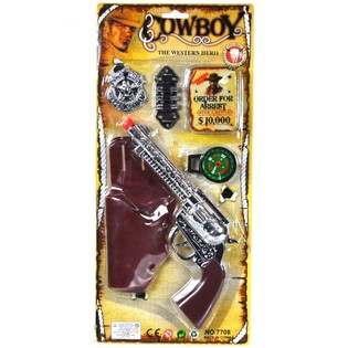 COWBOYSET OP KAART - MODEL 2 (4st.)
