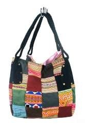 Art.nr: 97714A - B-FAIR TAS PATCHWORK GROOT ZWART (1st)