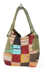 B-FAIR TAS PATCHWORK GROOT GROEN (1st)