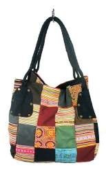 B-FAIR TAS PATCHWORK GROOT ZWART (1st)