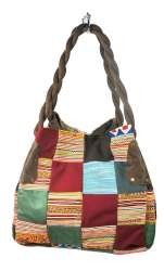 Art.nr: 97728 - B-FAIR TAS PATCHWORK KLEIN BRUIN (1st)