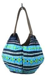Art.nr: 97732C - B-FAIR TAS POUCHE BRUIN/BLAUW/GEEL (1st)