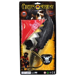 PIRATEN SET OP KAART - MODEL 1 (6st.)
